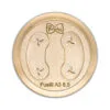 FAT56-065S Die for Fusilli A3 8,5mm bronze screen is compatible with the Pastidea Pasta Machine, La Fattorina, Fimar MPF1.5, Arcobaleno AEX-10 or GGMGastro NMF5. No adapter is needed.