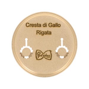Trafila per pasta in bronzo Cresta di Gallo Rigata