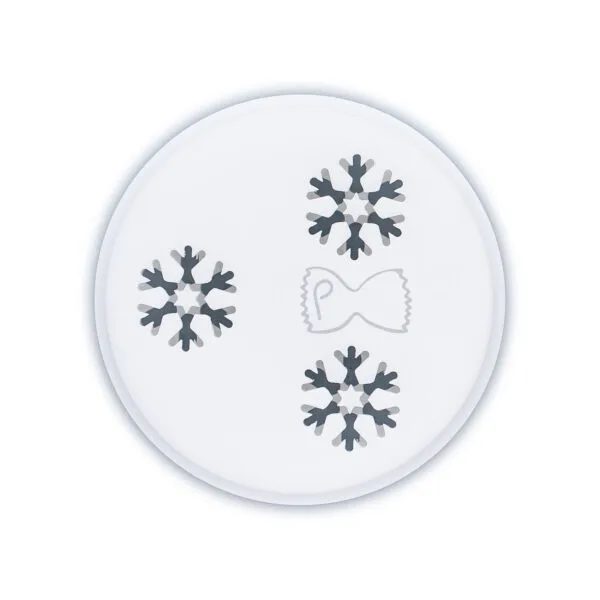 KIT56180 Pasta Snowflake Fiocco di Neve for Kitchenaid and Marcato Regina