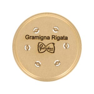Trafila per pasta in bronzo Gramigna Rigata