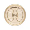 FAT56-017S Die for Tagliatelle 6mm bronze screen is compatible with the Pastidea Pasta Machine, La Fattorina, Fimar MPF1.5, Arcobaleno AEX-10 or GGMGastro NMF5. No adapter is needed.
