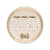 FAT56-078S Die for Cuori Heart bronze ,screen is compatible with the Pastidea Pasta Machine, La Fattorina, Fimar MPF1.5, Arcobaleno AEX-10 or GGMGastro NMF5. No adapter is needed