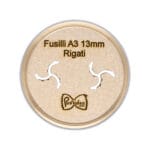 HD910317S Pasta die Fusilli A3 (3P) 13mm Rigati