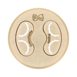 Trafila assemblata in bronzo Orecchiette Rigate 15mm compatibile con La Fattorina VIP2, VIP4, Fimar MPF 2.5, MPF 4, PF25E, PF40E