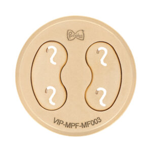 Trafila assemblata in bronzo Funghi 10mm compatibile con La Fattorina VIP2, VIP4, Fimar MPF 2.5, MPF 4, PF25E, PF40E, Arcobaleno AEX18, AEX20, GGM Gastro NMH13