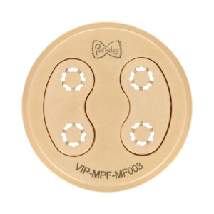 Trafila assemblata in bronzo Maccherone Rigato compatibile con La Fattorina VIP2, VIP4, Fimar MPF 2.5, MPF 4, PF25E, PF40E, Arcobaleno AEX18, AEX20, GGM Gastro NMH13