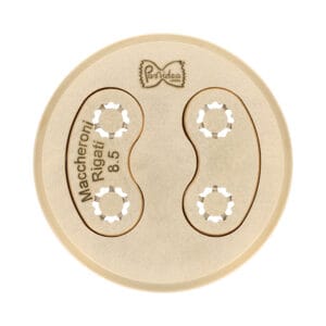 Trafila assemblata in bronzo Maccherone Rigato compatibile con La Fattorina VIP2, VIP4, Fimar MPF 2.5, MPF 4, PF25E, PF40E