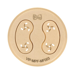 Trafila assemblata in bronzo Fusilli A3 10mm compatibile con La Fattorina VIP2, VIP4, Fimar MPF 2.5, MPF 4, PF25E, PF40E, Arcobaleno AEX18, AEX20, GGM Gastro NMH13