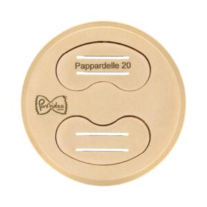 Filière en bronze Pappardelle 20mm compatible avec La Fattorina VIP2, VIP4, Fimar MPF 2.5, MPF 4, PF25E, PF40E, Arcobaleno AEX18, AEX20, GGM Gastro NMH13