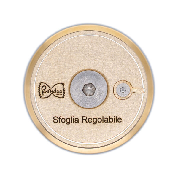 FAT56-012S Die for Adjustable Lasagna Sfoglia Regolabile bronze ,screen is compatible with the Pastidea Pasta Machine, La Fattorina, Fimar MPF1.5, Arcobaleno AEX-10 or GGMGastro NMF5. No adapter is needed