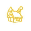 Bronze die Christmas Chalet - Image 2