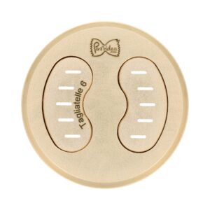 Filière assemblée en bronze Tagliatelle 6 mm compatible avec La Fattorina VIP2, VIP4, Fimar MPF 2.5, MPF 4, PF25E, PF40E, Arcobaleno AEX18, AEX20, GGM Gastro NMH13
