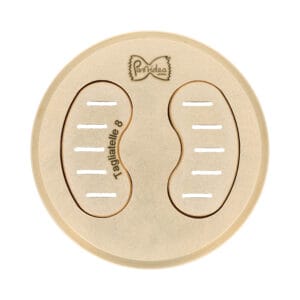 Trafila assemblata in bronzo Tagliatelle 8mm compatibile con La Fattorina VIP2, VIP4, Fimar MPF 2.5, MPF 4, PF25E, PF40E