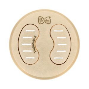 Filière en bronze assemblée Tagliatelle 8mm compatible avec La Fattorina VIP2, VIP4, Fimar MPF 2.5, MPF 4, PF25E, PF40E, Arcobaleno AEX18, AEX20, GGM Gastro NMH13