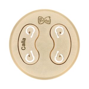 Filière en bronze assemblée Fleur de lys Calla compatible avec La Fattorina VIP2, VIP4, Fimar MPF 2.5, MPF 4, PF25E, PF40E, Arcobaleno AEX18, AEX20, GGM Gastro NMH13