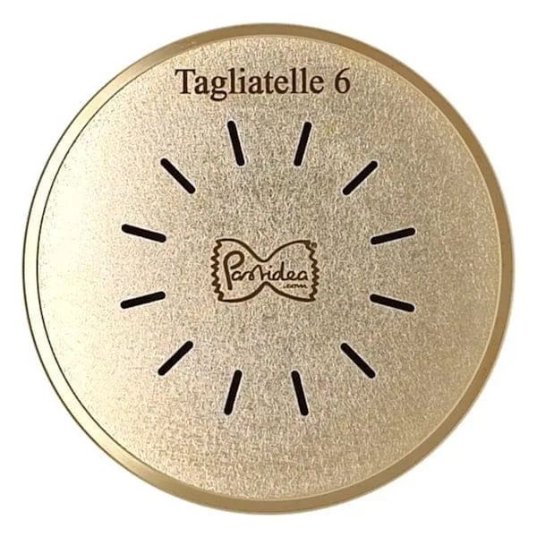 Trafila in bronzo Tagliatelle 6mm per La Fattorina VIP2, VIP4, Fimar MPF 2.5, MPF 4, PF25E