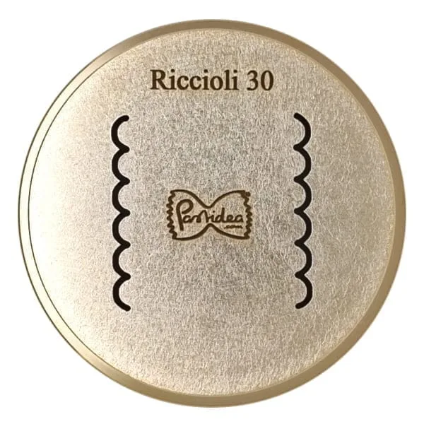 Trafila in bronzo Riccioli 30mm per La Fattorina VIP2, VIP4, Fimar MPF 2.5, MPF 4, PF25E - immagine 4