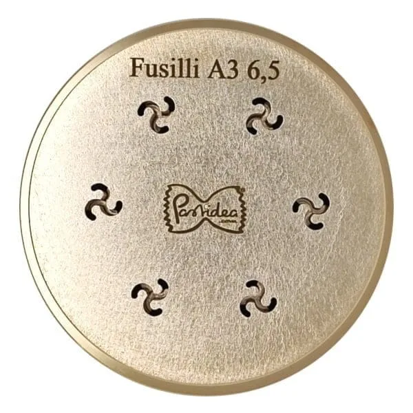 Matrize aus Bronze Fusilli A3 6.5mm für La Fattorina VIP2, VIP4, Fimar MPF 2.5, MPF 4, PF25E – Bild 3