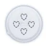 HR2355410 Pasta Cuori Rigati for Philips Pasta Maker Avance 7000 Series