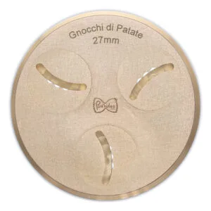 TR95D33-310 Bronze die Potato Gnocchi Gnocchi di Patate for Avancini Sela La Pastaia TR95