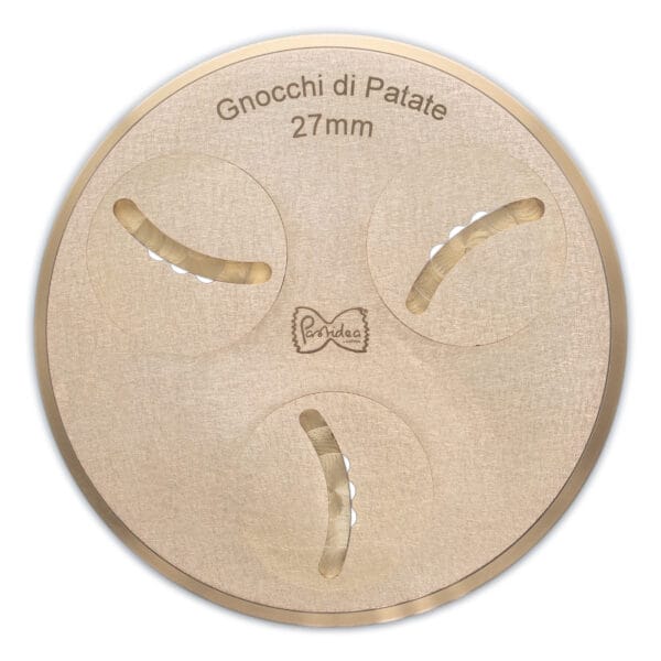 TR95D33-310 Bronze die Potato Gnocchi Gnocchi di Patate for Avancini Sela La Pastaia TR95