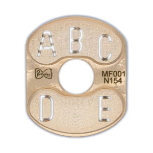 MF001BN154S pasta die insert Alphabet Letters A-B-C-D-E KitchenAid Philips Viva Classe Italy Pastaio