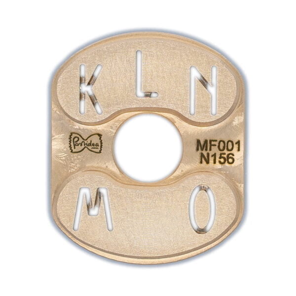 MF001BN156S pasta die insert Alphabet Letters K-L-M-N-O KitchenAid Philips Viva Classe Italy Pastaio