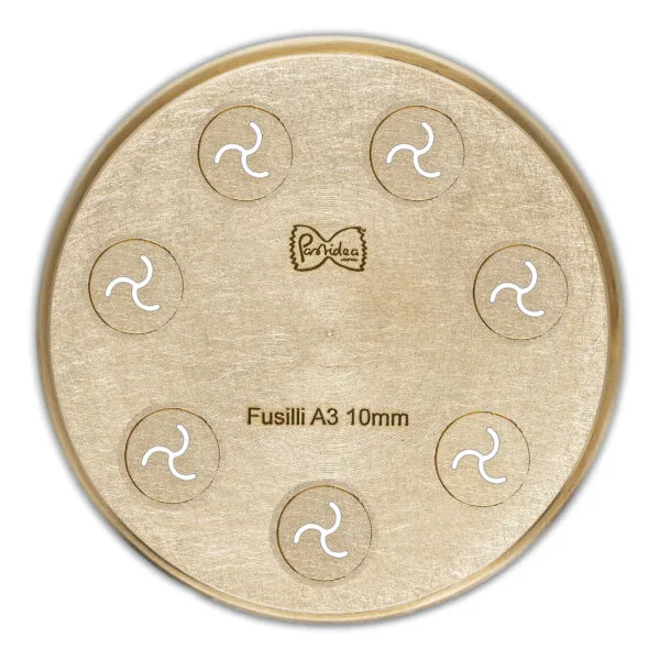TR95D17-133 Bronze die Fusilli A3 10mm for Avancini Sela La Pastaia TR95