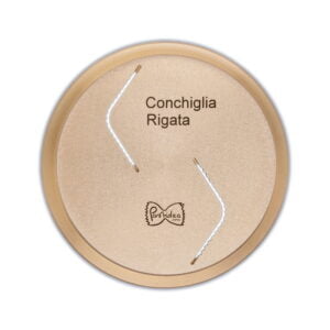 D89D35D45N213 Trafila Professionale Monferrina, Parmigiana, D89 per pasta Conchiglia Ridged Rigata