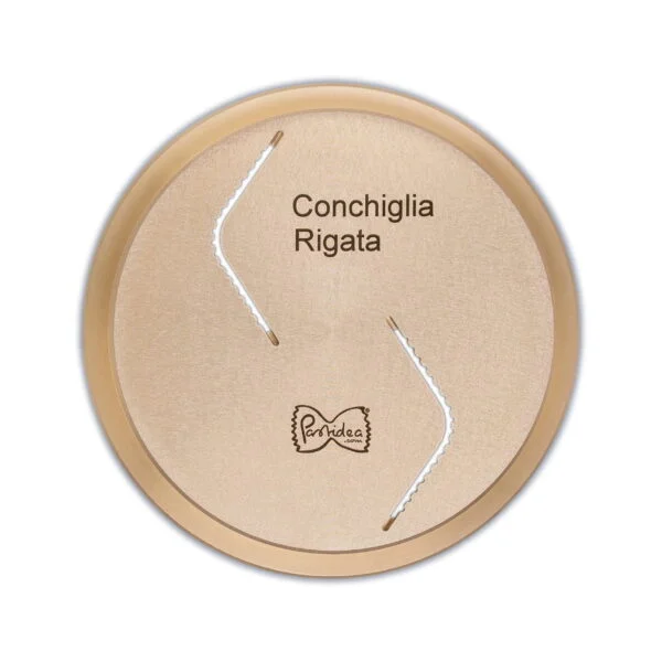 D89D35D45N213 Trafila Professionale Monferrina, Parmigiana, D89 per pasta Conchiglia Ridged Rigata