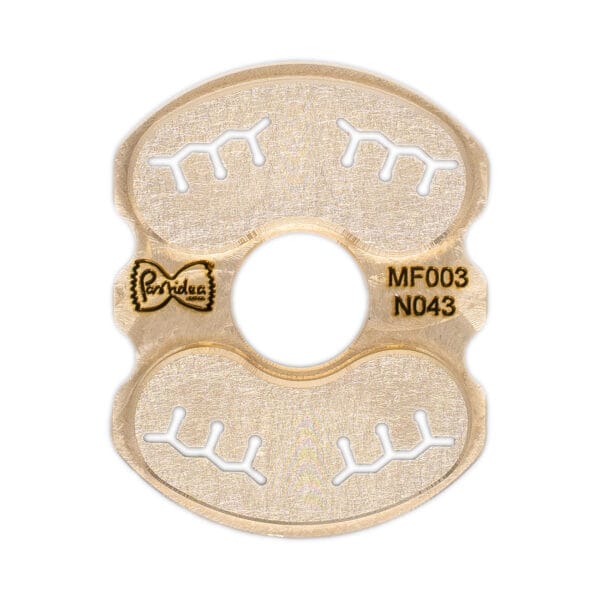 MF003N043S pasta die insert Mini Radiatori for pasta maker professional