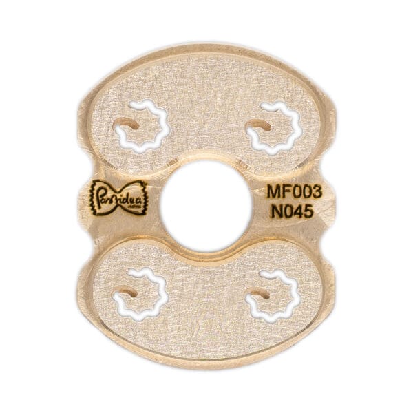 MF003N045S pasta die insert Torchietti for pasta maker professional
