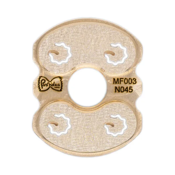 MF003N045S pasta die insert Torchietti for pasta maker professional