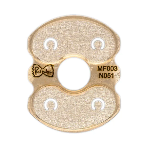 MF003N051S pasta die insert Fusilli Calabresi for pasta maker professional