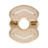MF003N053S pasta die insert Conchiglia Rigata for pasta maker professional