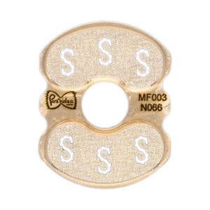 MF003N066S pasta die insert Casarecce Rigate for pasta maker professional
