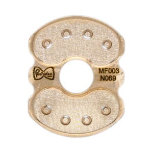 MF003N069S pasta die insert Curvetti Gramigna 4.1mm for pasta maker professional