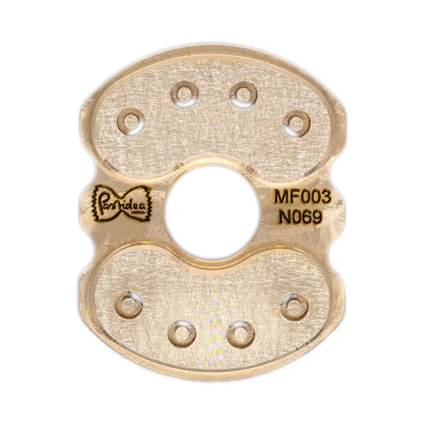 MF003N069S pasta die insert Curvetti Gramigna 4.1mm for pasta maker professional