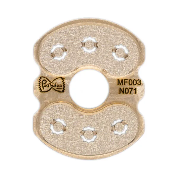 MF003N071S pasta die insert Sedanino Rigato for pasta maker professional