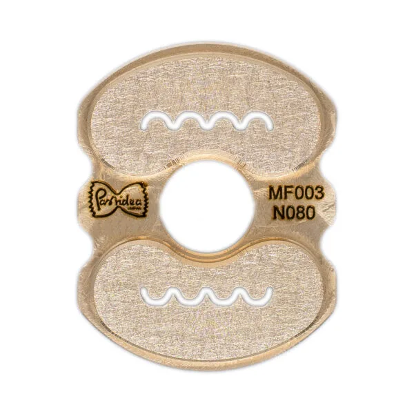 MF003N080S pasta die insert Riccioli for pasta maker professional