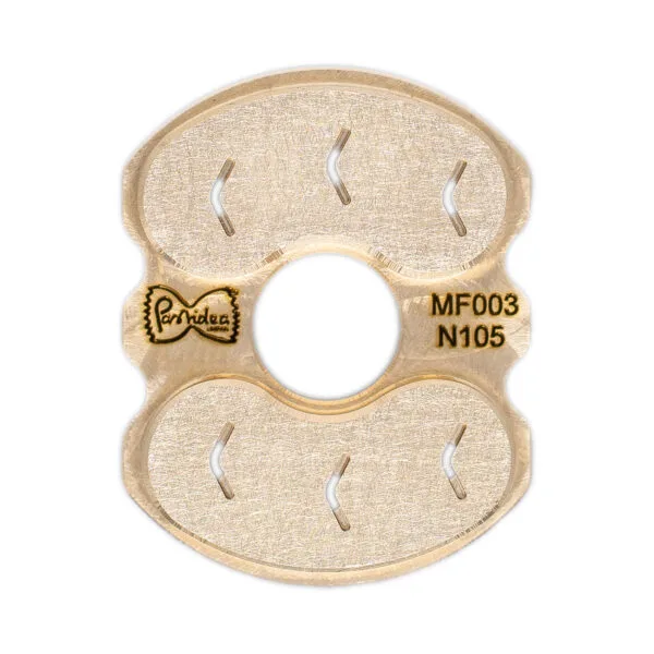 MF003N105S pasta die insert Small Conchigliette 7mm for pasta maker professional
