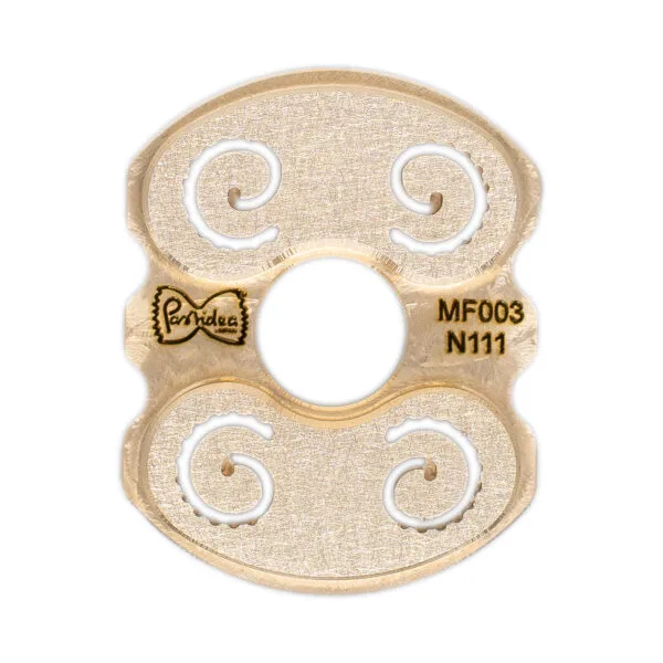 MF003N111S pasta die insert Giglio Rigato for pasta maker professional