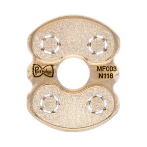 MF003N118S pasta die insert Macaroni Ridged Maccheroni Rigati for pasta maker professional