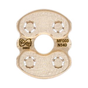 MF003N140S pasta die insert Elbow Macaroni Ridged Curvo Rigato for pasta maker professional