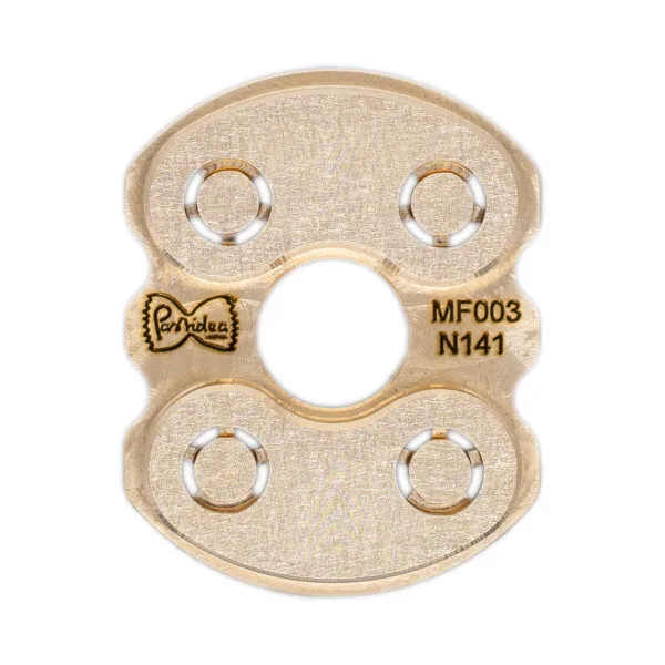 MF003N141S pasta die insert Elbow Macaroni Smooth Curvo Liscio for pasta maker professional