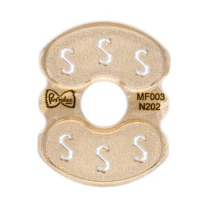 MF003N202S pasta die insert Trecce Ridged Rigate for pasta maker professional