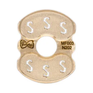 MF003N202S pasta die insert Trecce Ridged Rigate for pasta maker professional