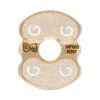 MF003N287S pasta die insert Silatelli Ridged Rigati for pasta maker professional