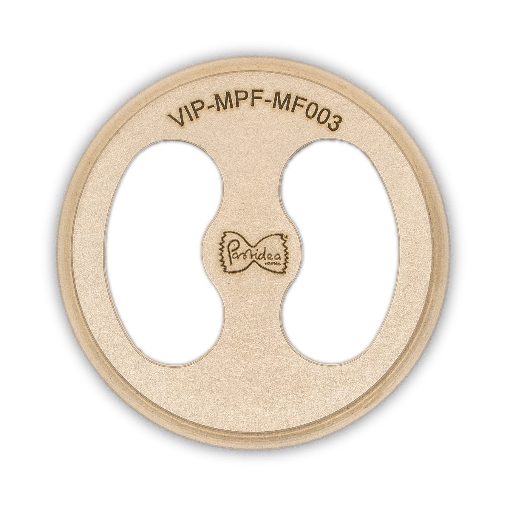 VIP-MPF-MF003S Insert casing holder adapter This type 3 pasta die insert is compatible with the Professional dies VIP2, VIP4, Fimar MPF 2.5, MPF 4, PF25E, PF40E