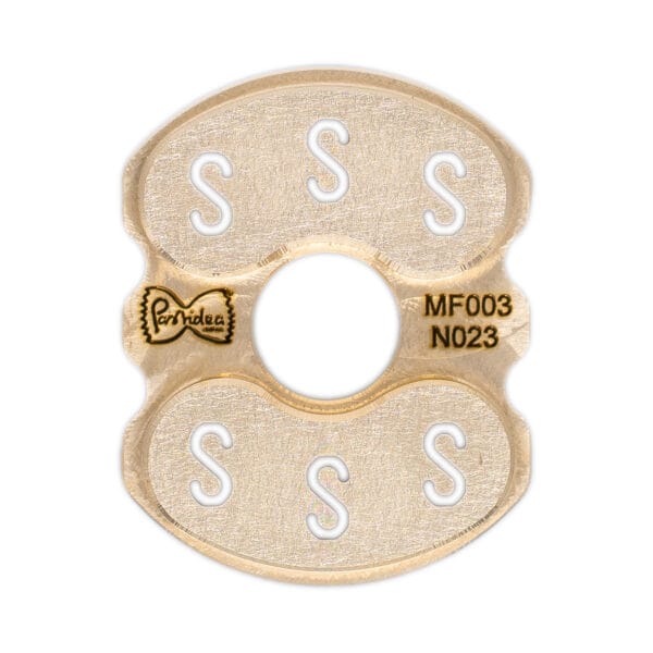 MF003N023S pasta die insert Casarecce for pasta maker professional